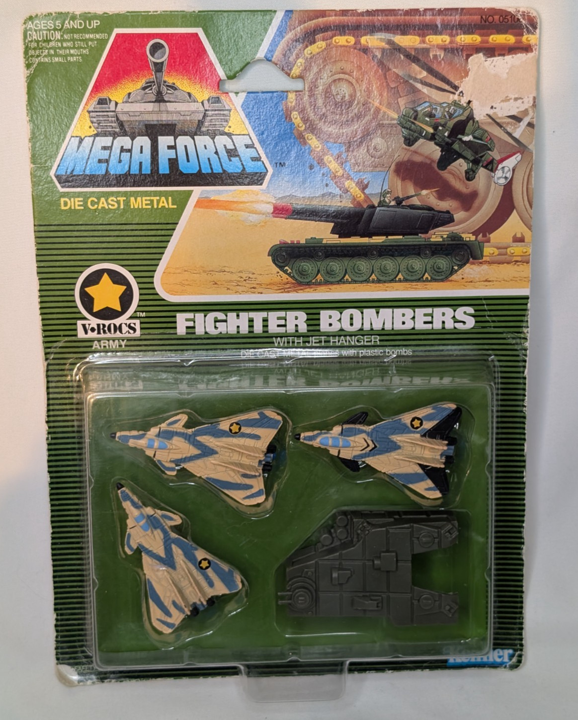 MEGA FORCE Fighter Bombers MOC 1989 Kenner Diecast Military Micro Machines-type