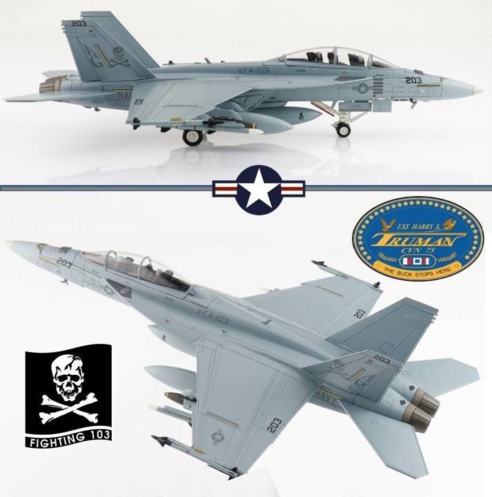 Hobby Master 1/72 HA5139 F/A-18F Super Hornet USN VFA-103 Jolly Rogers, Truman