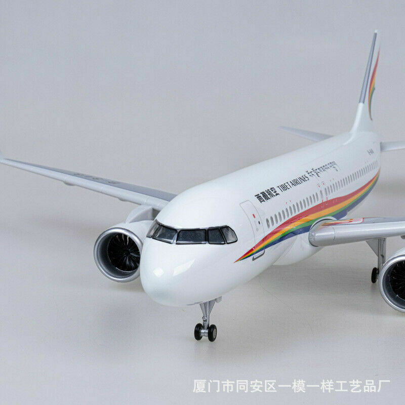 1/80th Tibet Airlines A320neo Passanger Plane Aricraft Display Plane Model Gift