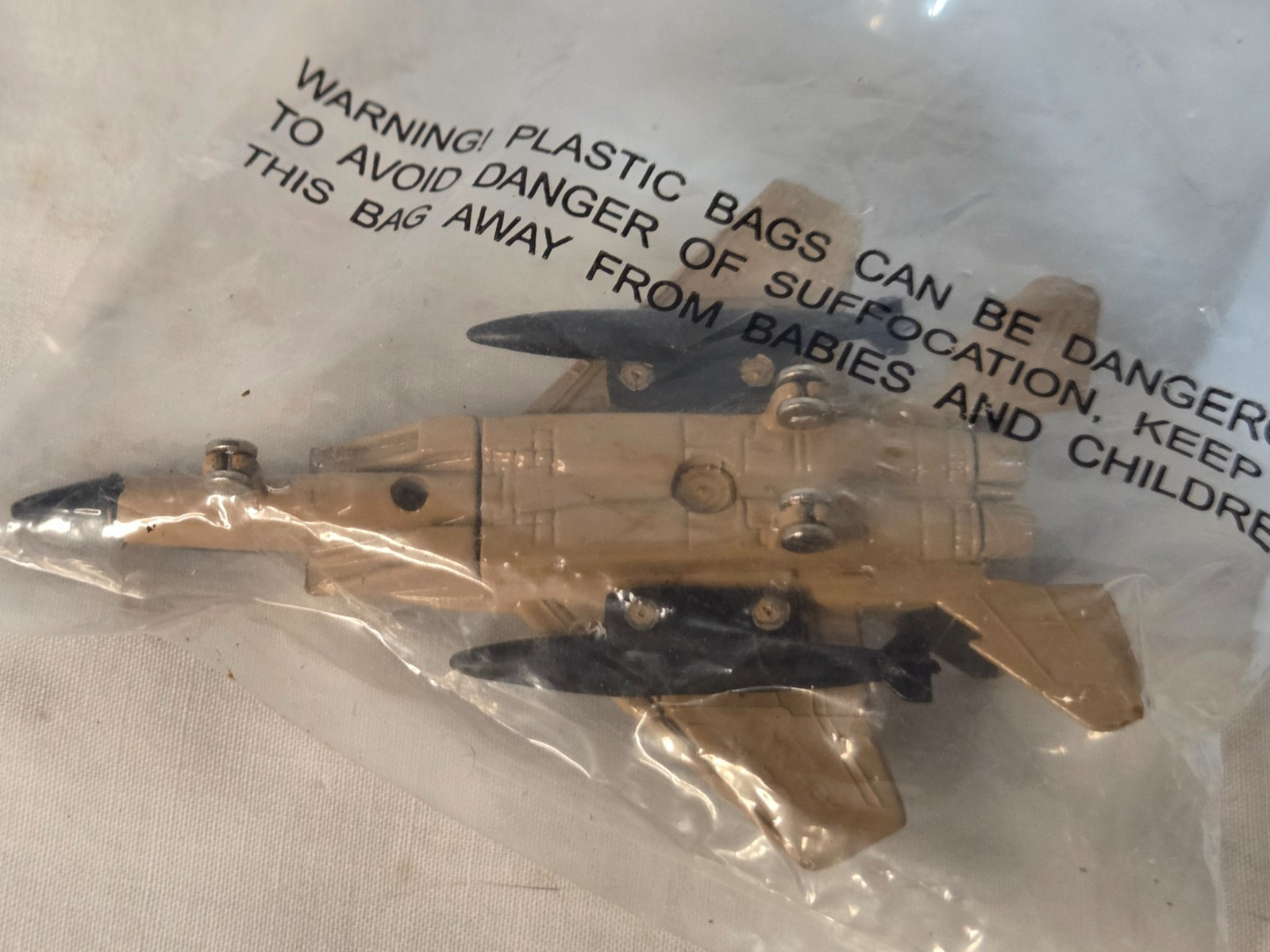 RealToy F-117 Nighthawk Diecast Mititary Jet Black NIB A157