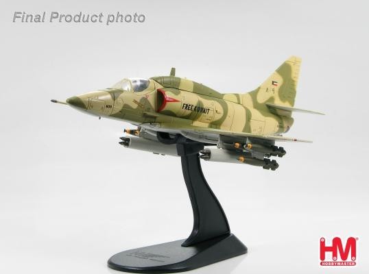 Hobbymaster Douglas A-4KU Skyhawk Free Kuwait AF Gulf War 1991 HA 1417 1:72