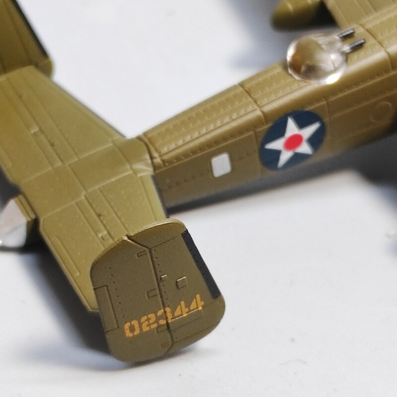 1:144 Scale Alloy Diecast Military Model B-25 Mitchell Bomber Fighter Aircraft